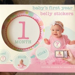 Baby first year stickers